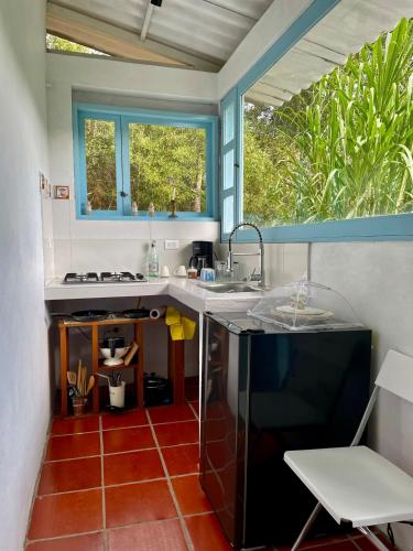 Cabin in the middle of the forest in Cucaita