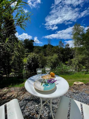 Cabin in the middle of the forest in Cucaita