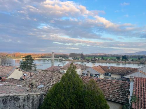 View, La Voultaine - Maison a La Voulte sur Rhone au coeur medieval in Saint-Laurent-du-Pape
