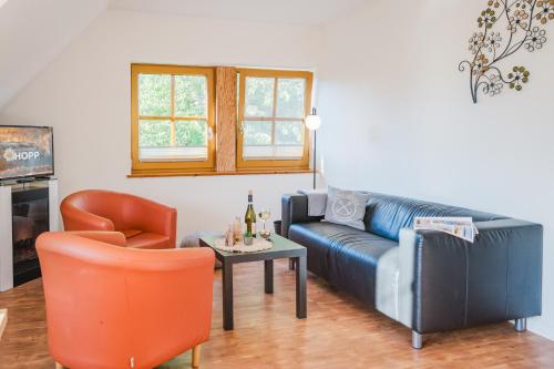 Ferienwohnung Fachwerkhaus - Westen oben - Bauernhof Hopp Vadersdorf in Vadersdorf