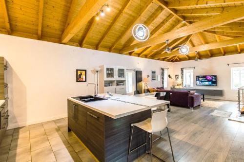 공용 라운지/TV 시청 구역, Zen Blue Elaia - Serenity and Nature in Peloponnese in 네스타니