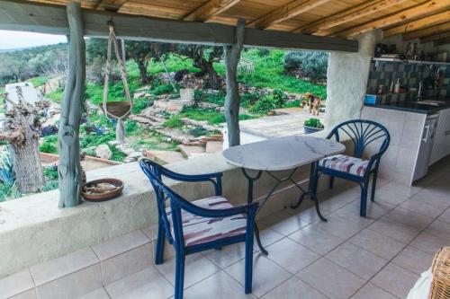 발코니/테라스, Zen Blue Elaia - Serenity and Nature in Peloponnese in 네스타니