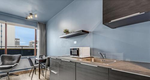 Kitchen, Iceland Comfort Apartments in South Reykjavik