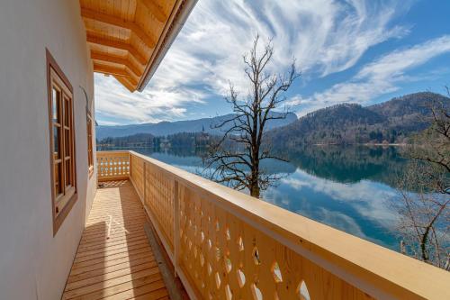 ระเบียง/ชานเรือน, Lake Bled Apartments in เบลด