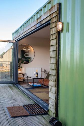 Contemporary Container with hot tub in Twerton