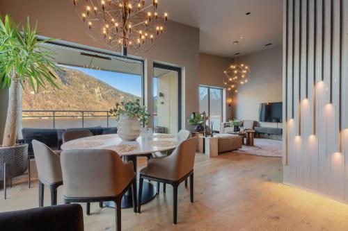 Surrounding environment, Penthouse with fjord view and parking in Sogndal