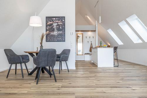 مطبخ, Deluxe Studio-Apartment "Wiking-Koje 11" direkt an der Schlei in شليسويج