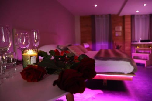Suite Charme Loveroom La Manova Spa&Sauna in Saint-Georges-sur-Moulon