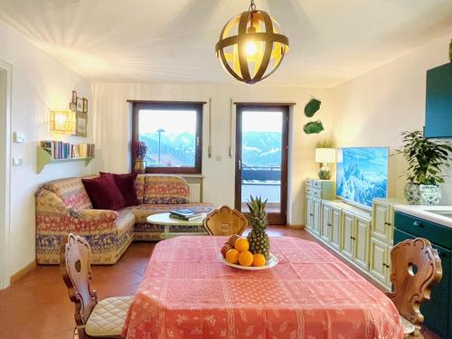 Apartment in South Tyrol with a beautiful panoramic view in Verano