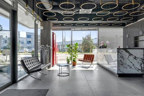 Lobby, Hotel Milo Gdansk Airport in Matarnia