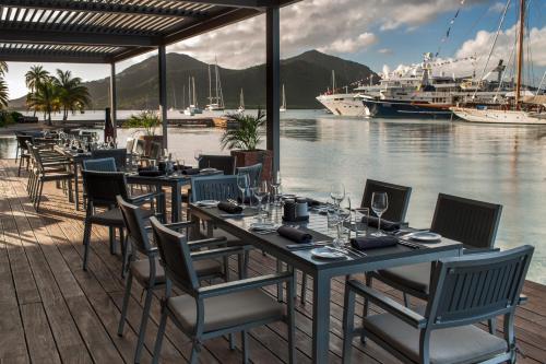 Restaurant, South Point Antigua Ocean Suites in English Harbour
