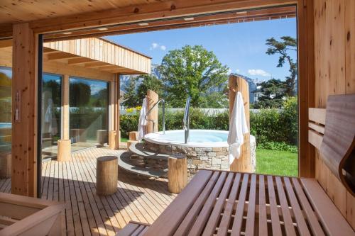 Sauna, Hotel Bemelmans-Post in Renon