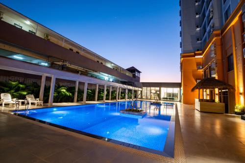 Piscină, Vientiane YooEun Hotel near Ocean Park Vientiane