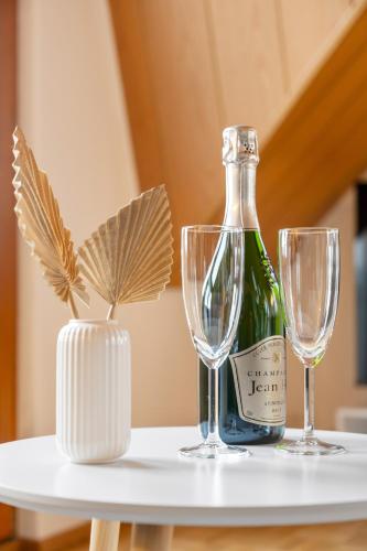 Ételek és italok, Ferienwohnung "Ruhe und Weitblick" Perfekte Anbindung in Illingen