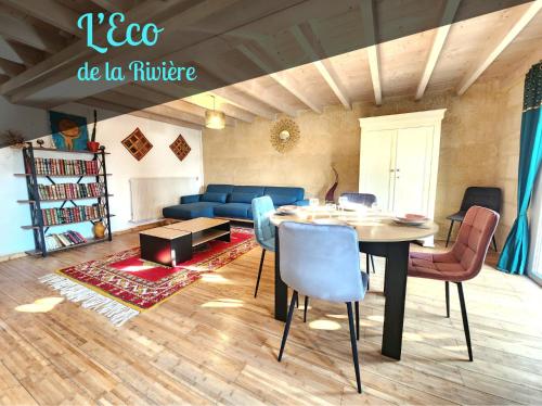 L 'Éco de la Rivière gîte à louer Port-de-Génissac