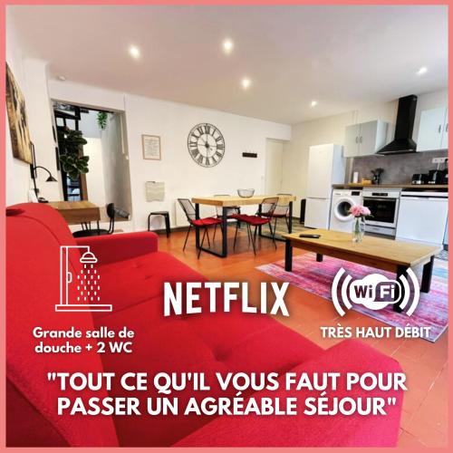 Spacieux appartement T4/70 m2 8 personnes