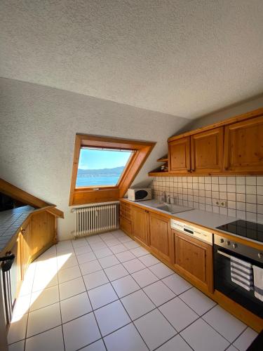 köök, Hotel Pension Seehaus in Bodman-Ludwigshafen