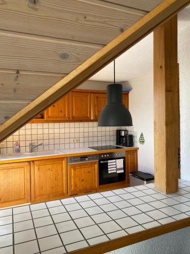 köök, Hotel Pension Seehaus in Bodman-Ludwigshafen