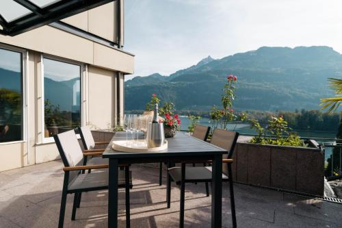Erkély/terasz, Apartment Mariahalden in Weesen