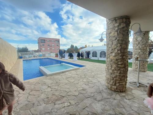 A szálláshely kívülről, Casa Bevanda in Sluzanj