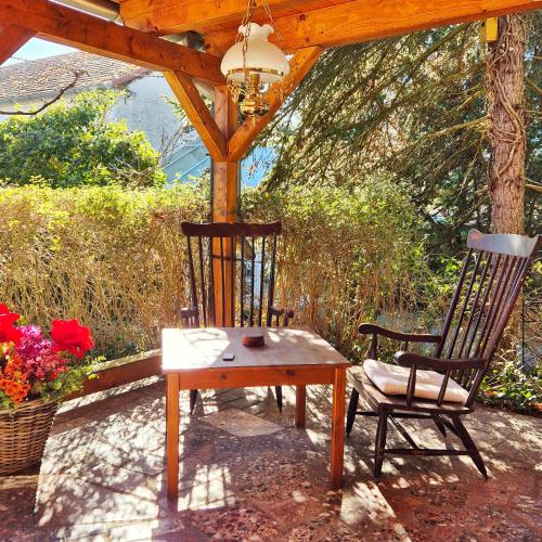 شرفة/ تراس, كيريتزر لاندوتل هاين (Kyritzer Landhotel Heine) in Kyritz