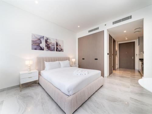 Stunning Studio With Full Burj Khalifa View, Dubái (foto 5)