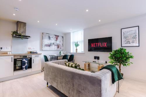 King Bed Premium Central Apart, Leeds (Foto 8)