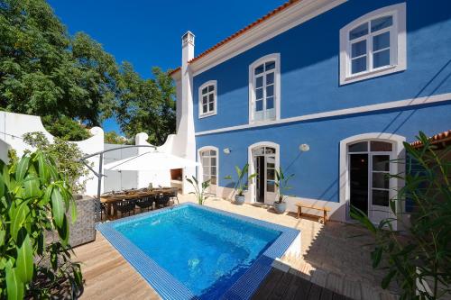 Swimming pool, Casa Blue in Silves City Center