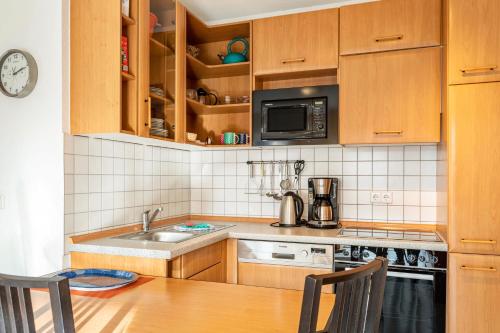 Cocina, Ferienwohnung Tannenblick 3-2-3-3 in Oberhof