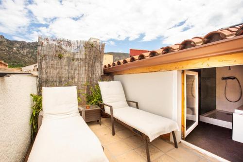 Erkély/terasz, Hotel Boutique Niu de Sol - Designed for Adults in Palau-saverdera