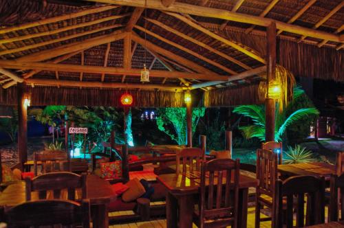Koplietošanas atpūtas telpa ar TV, Pousada Mediterraneo in Marava (Bahia)