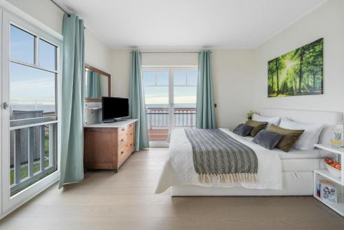 Land`s End - Blick auf die freie Ostsee, Sauna, Wintergarten, Elektro Grill in Olpenitz