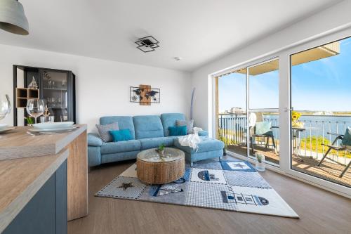 Santiano Flat- Balkon, Blick auf den Hafen in 奧賓尼特茲