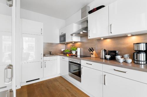 Kitchen, Ocean Air- 2 OG, Balkon, Kamin in Olpenitz