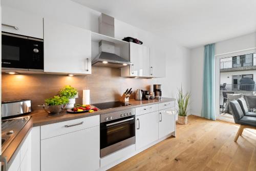 Kitchen, Ocean Air- 2 OG, Balkon, Kamin in Olpenitz