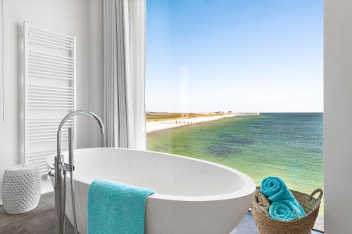 Kupaonica, Luxus Beachvilla The View Plus in Olpenitz