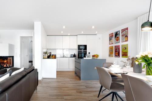 Kitchen, Sea 65 Plus - Maisonette-Ferienwohnung fur 6 Personen in Olpenitz