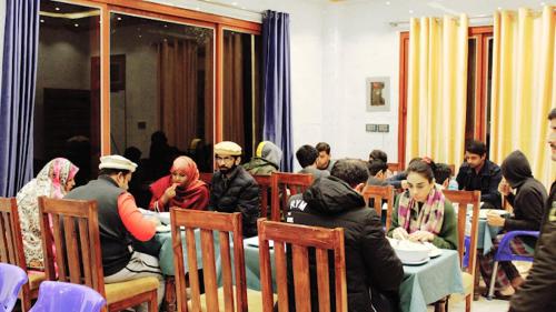 Restaurant, Hotel Malamjabba Palace by Khan Familia Travels in Sangota