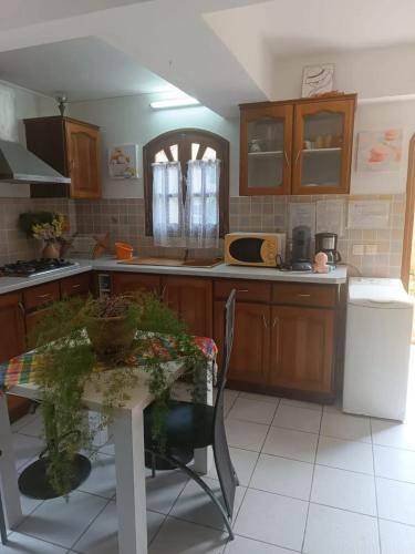 Studio charmant au Moule avec jardin de 35 m² et barbecue in Le Moule