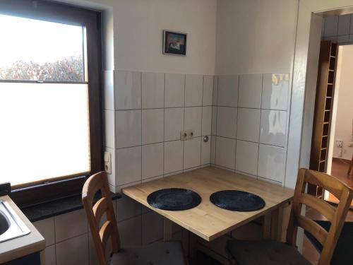 廚房, Meldorf-Ferienhaus in 梅爾多夫