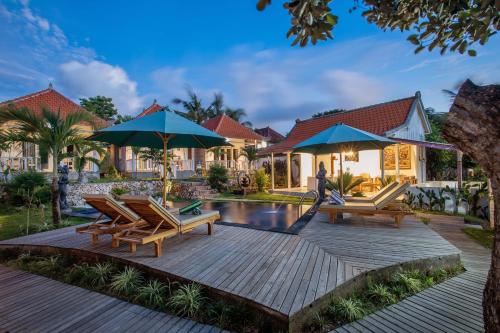 ทัศนียภาพภายนอกโรงแรม, บลู สกาย วิลล่า เซนินกัน (Blue Sky Villa Ceningan) in นูซา เจนิงัน