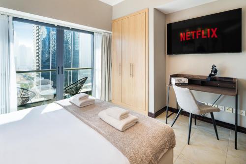 Stylish Jlt Studio Lake View Poolmarina Walk, Dubái (foto 3)