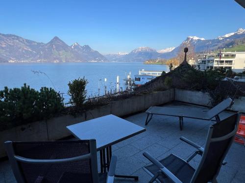 Kilátás, Rigiblick am See in Buochs