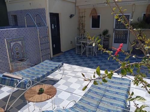 appartement 6 min centre terrasse 1