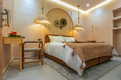 Chambre double, salle de bain privée