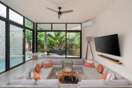 Bohemian Bliss Villa with Private Pool 1A in Tulum, Mexico