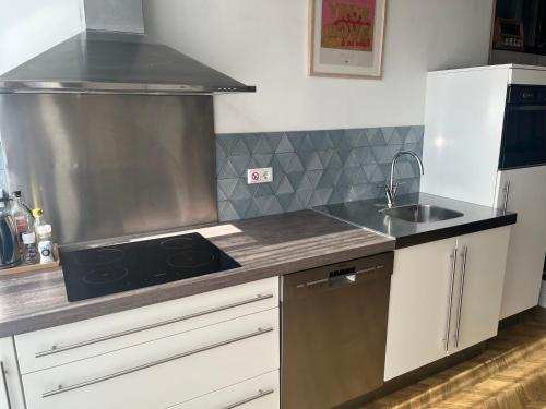 Konyha, Wellness Appartement Duinpoort in Castricum