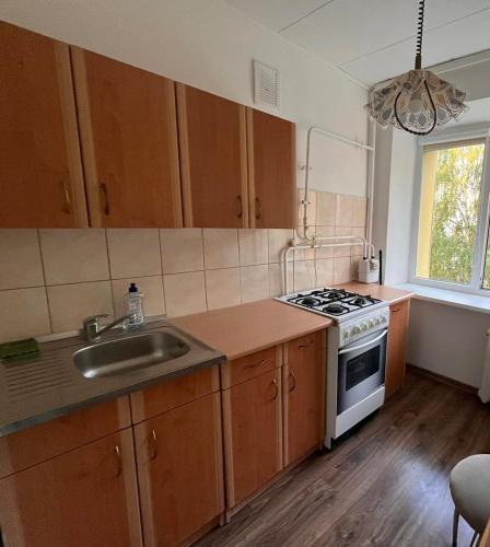 kuhinja, One bedroom apartments in central Joniškis (One bedroom apartments in central Joniskis) in Gataučiai