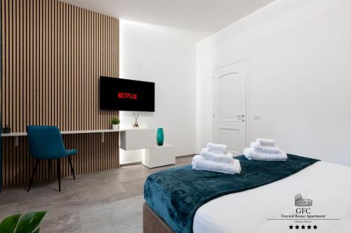 GFC Eternal Rome Apartment - 5min to Tiburtina Station MetroB, 2 Bathrooms, Terrace, A-C, Рим (фото 10)