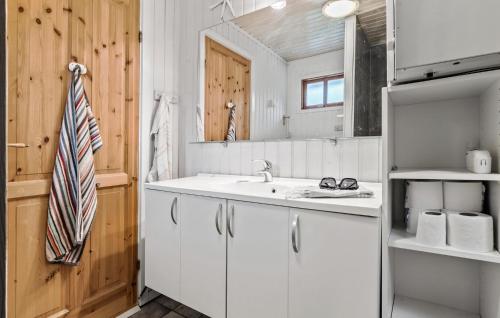 Bathroom, 5 Bedroom Nice Home In Hadsund in Hadsund